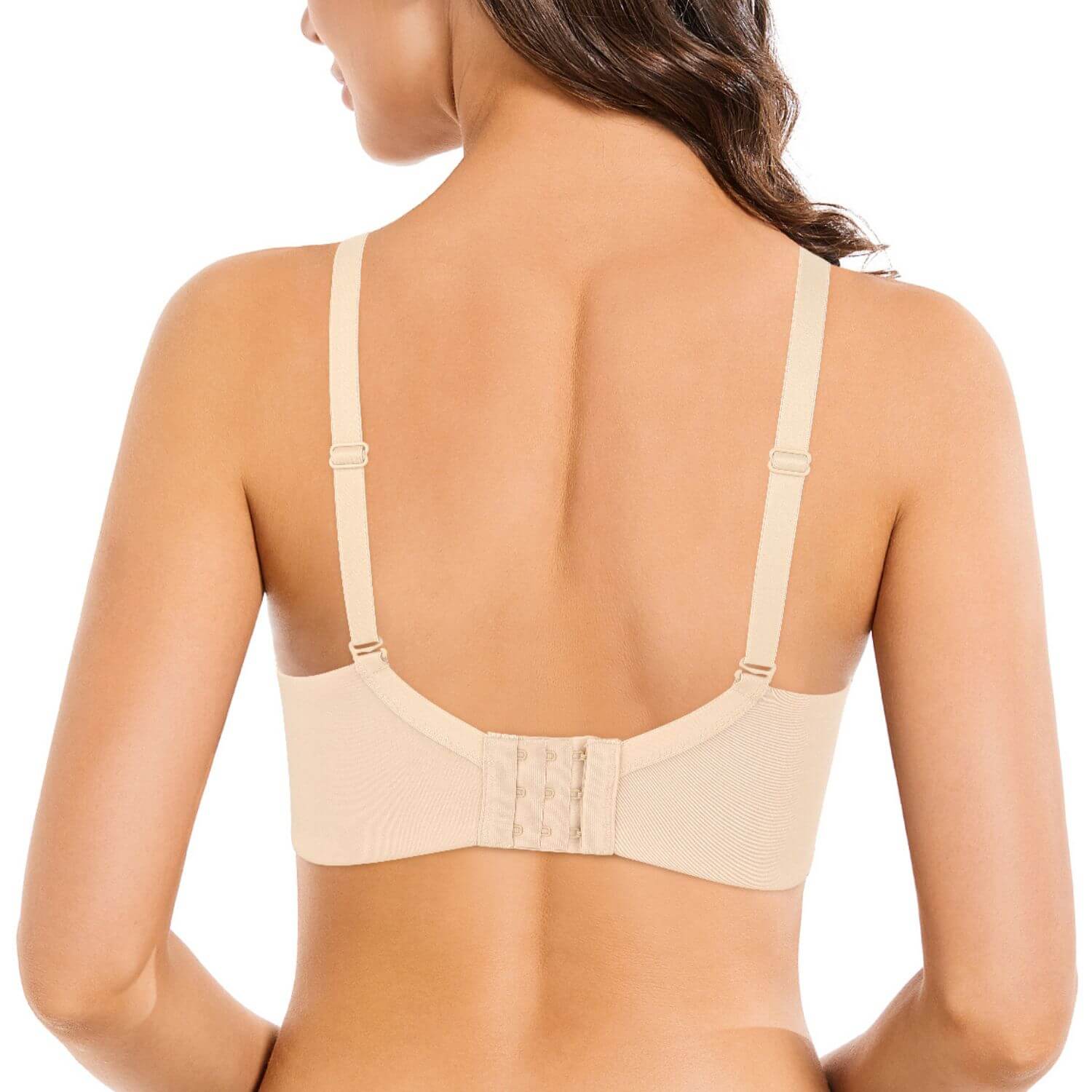 back nude Push Up Seamless Comfort Underwire Bra