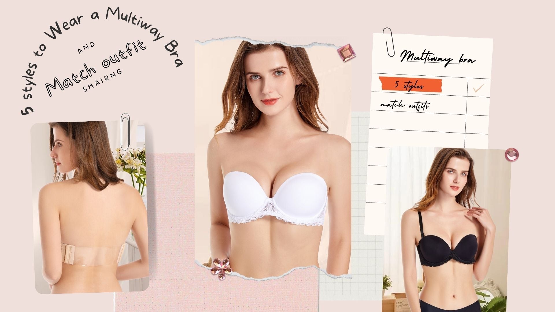5 Styles to Wear a Multiway Bra and Match Outfits