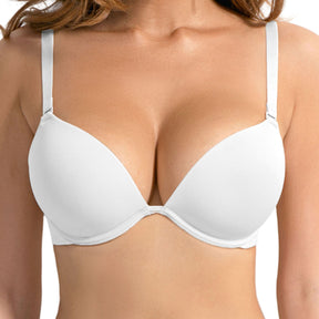 Push Up Plunge Underwire T-Shirt Bra Multiway Add Cup Up