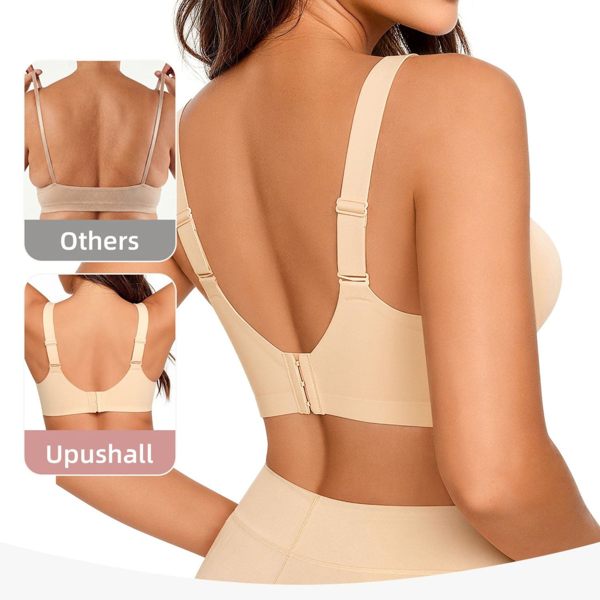Push Up Padded Balconette Bra with Underwire Support