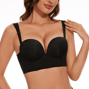 Push Up Seamless Thick Padded Bra Smoothing Longline Everyday Bras