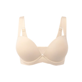Women's Push Up  U-Back Underwire Thick Padded Bra with Wide Straps