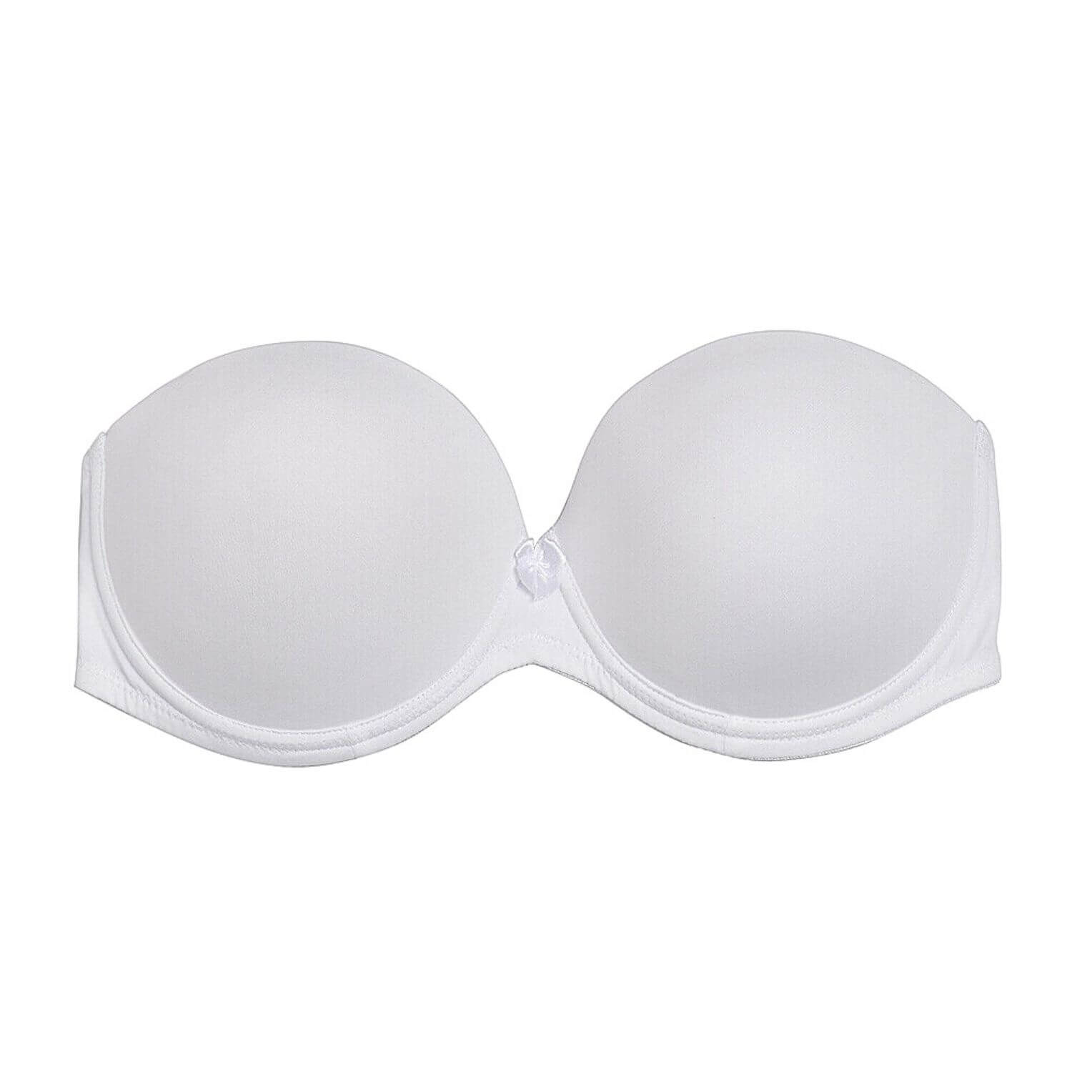 strapless clear back multiway bra