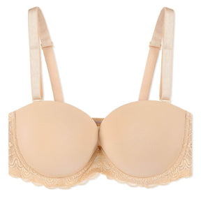 clear back strapless convertible bra