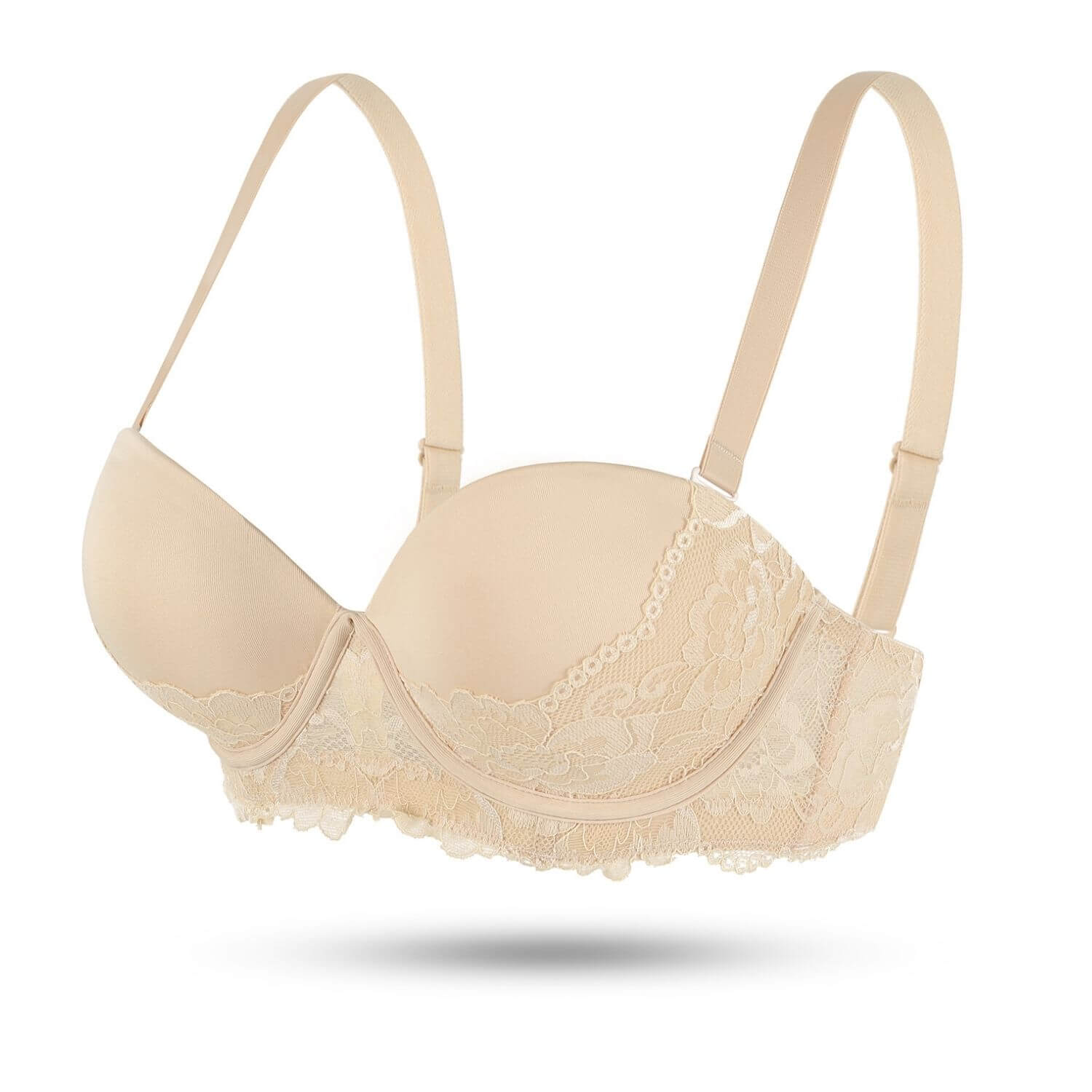 clear back strapless convertible straps bra