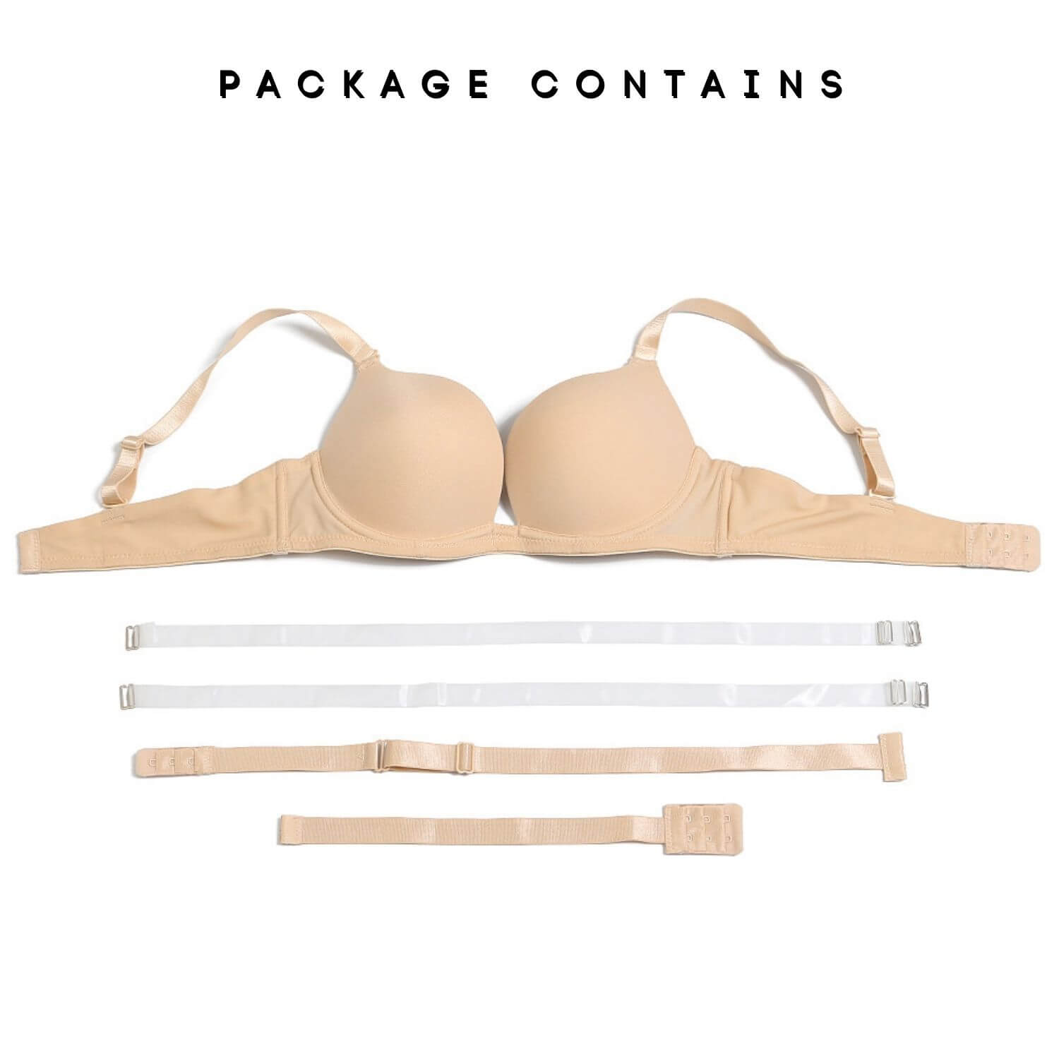 deep v backless push up bra package contains