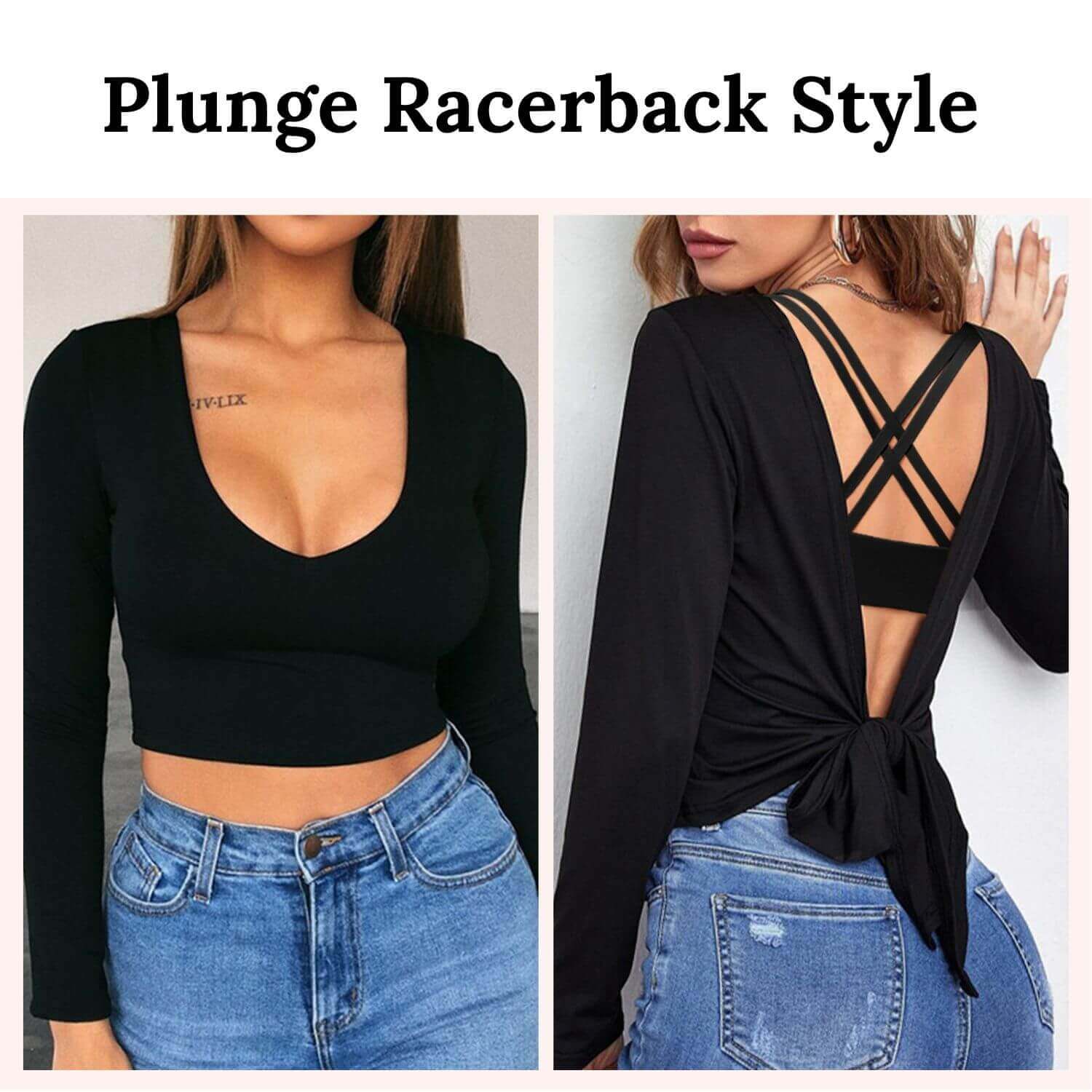 front closure racerback push up bra