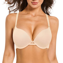 nude Push Up Seamless Comfort Underwire Bra