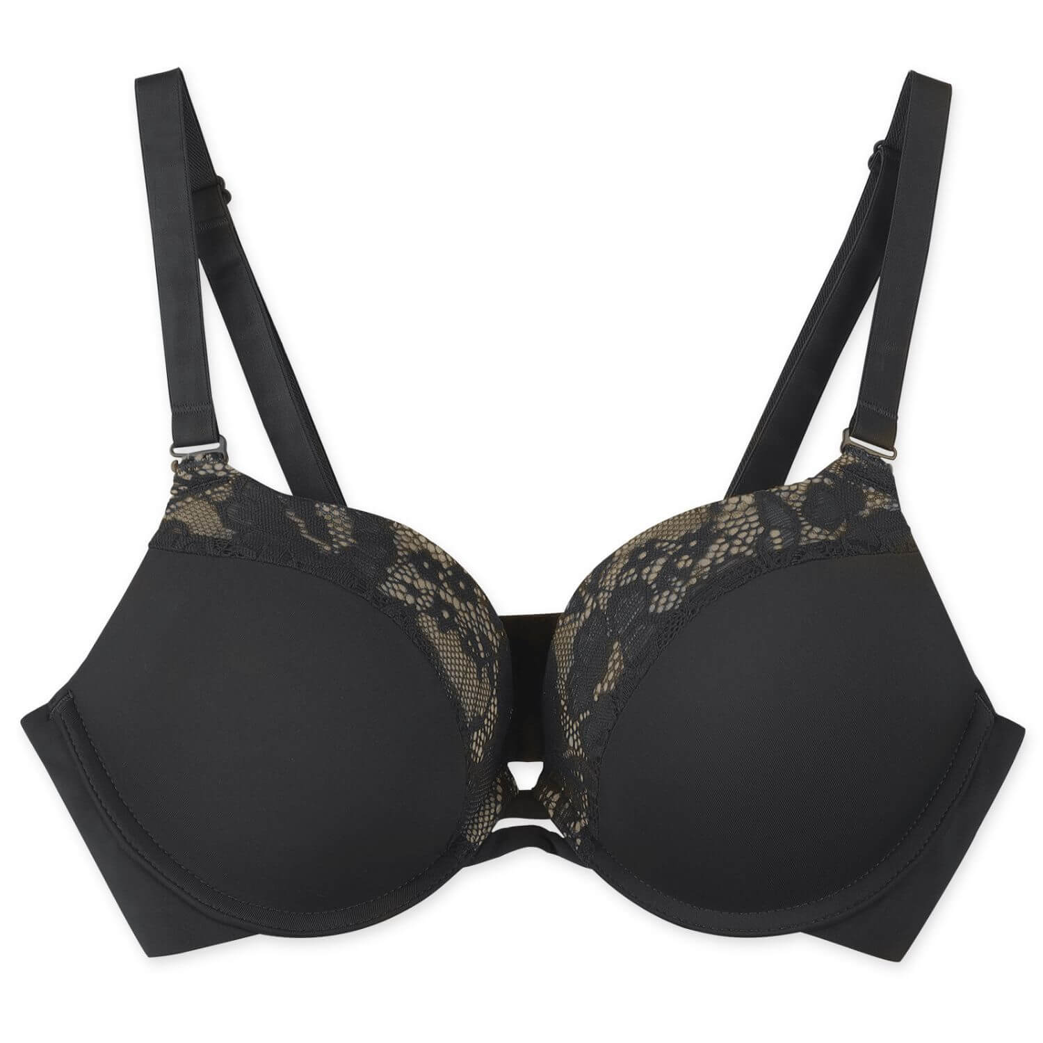 push up plunge t-shirt underwire lace Bra