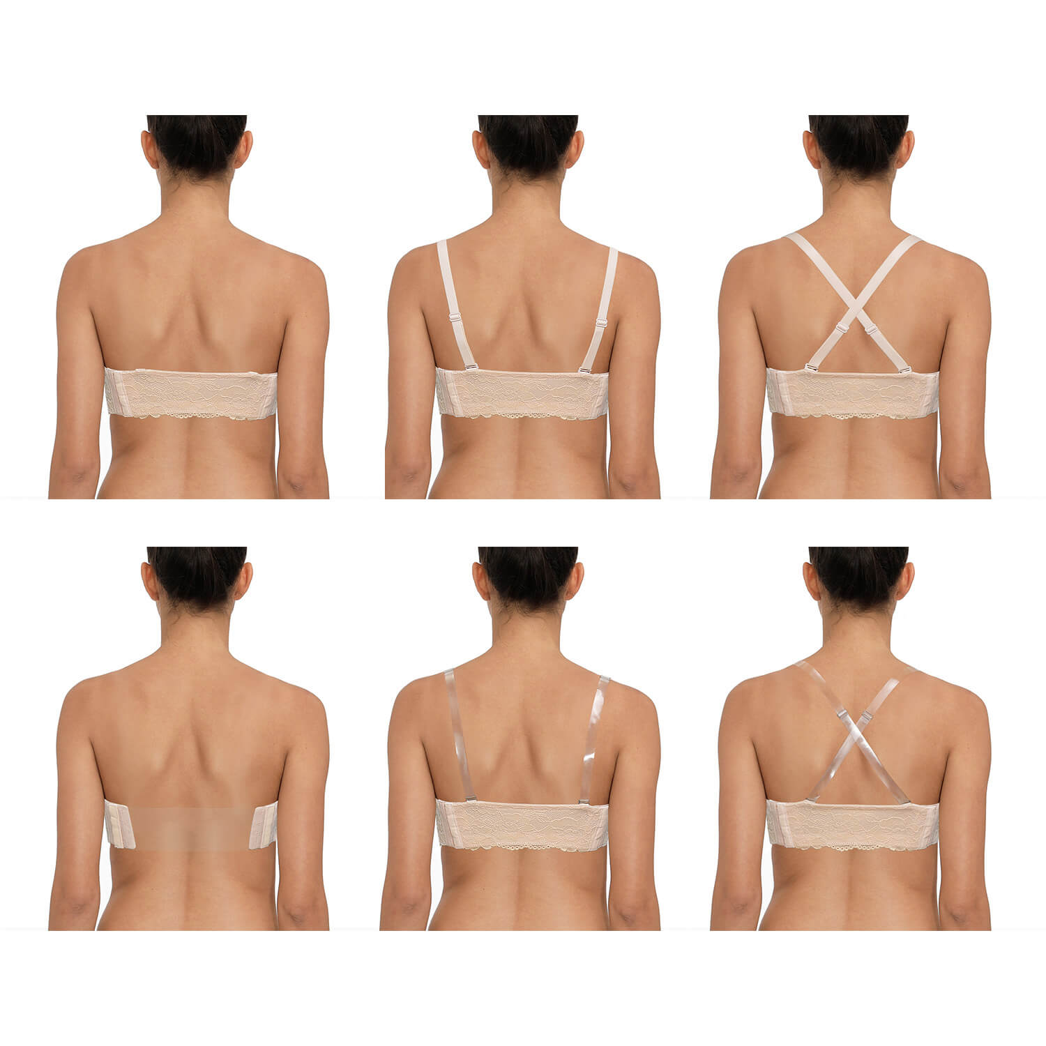 6 multiways to wear strapless backless plunge bra