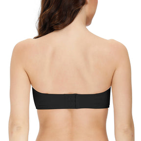 woman with black strapless convertible bandeau bra-2
