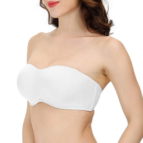 woman with white strapless multiway bandeau bra-1