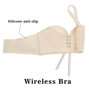 wireless seamless anti slip bra